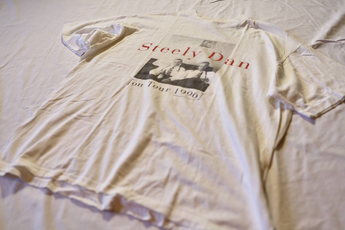 野村訓一着 1996 STEELY DAN tour ヴィンテージ Tシャツ ユーロ版 サイズXL アート　バンド 音楽　80s 90s_画像2