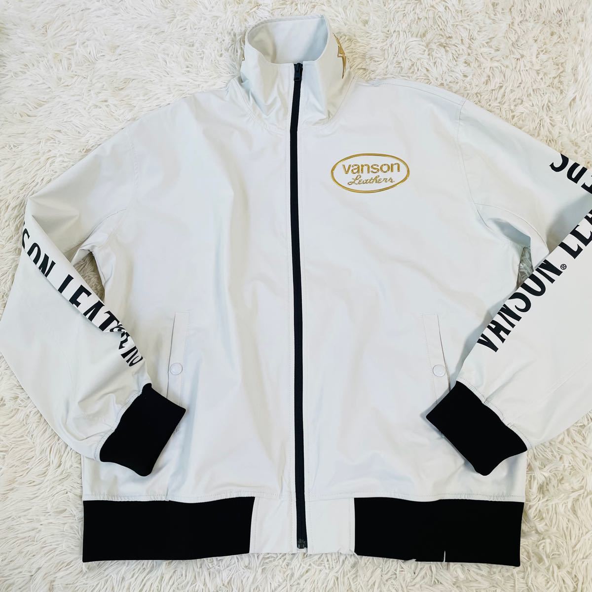 極美品】Vanson バンソン ナイロンブルゾンジャンバー ジャケット