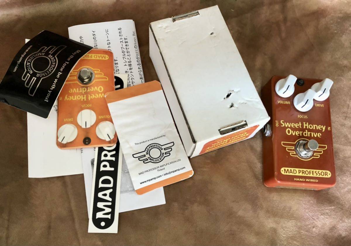 Mad Professor Sweet Honey Overdrive Hand Wired マッド Mad Professor Sweet Honey Overdrive Hand Wired マッド