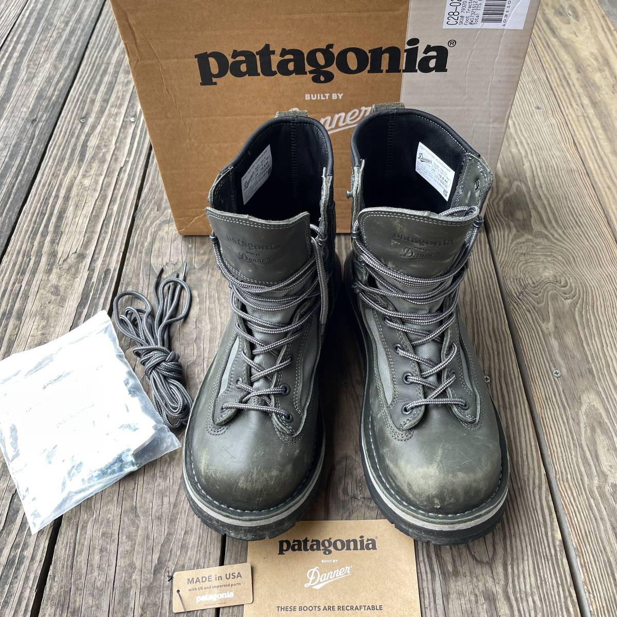 PATAGONIA DANNER パタゴニア　ダナー Foot Tractor フットトラクター　ウェーディング　ブーツ　フィッシング