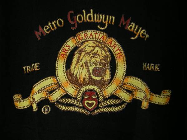Metro Goldwyn Mayer MGM 80s VINTAGE デッドストック ヴィンテージ Tシャツ NUTMEG_画像2