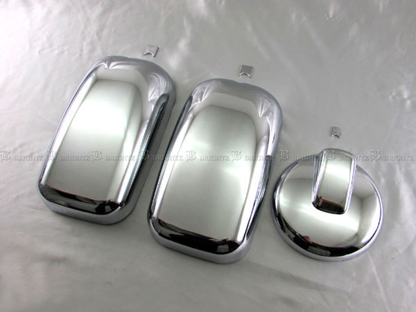  Isuzu super low PM Elf plating door mirror cover under mirror cover set 170Φ garnish bezel panel TK-MIR-SET-006