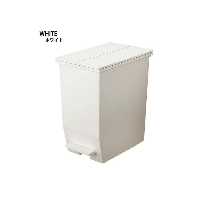 ゴミ箱 キッチン 45リットル 分別 フタ付 ダストボックス ペダル式 ワンタッチ 北欧 シンプル ゴミ箱 45L 日本製 ホワイト M5-MGKAM01567WH_画像1