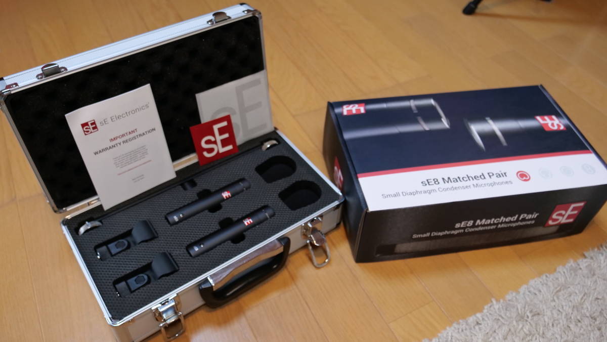 sE8 PAIR コンデンサーマイク 単一指向性 マッチドペア 無指向性