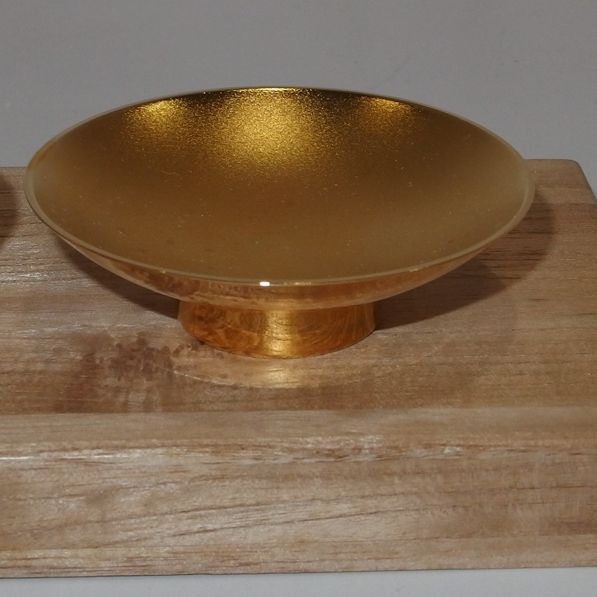 酒器◆【金杯 2個セット】桐箱入り 記念品 24K GP◆未使用保管品_画像5