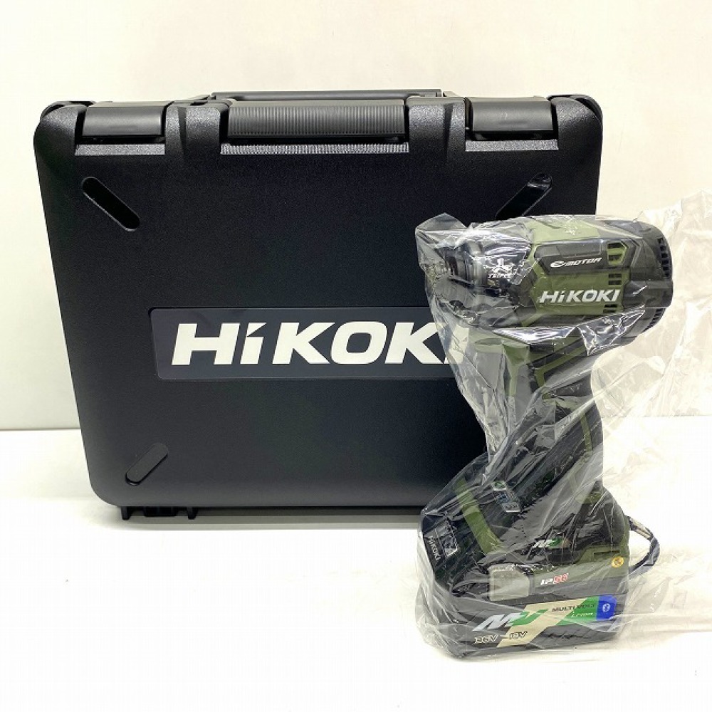 未使用◆HiKOKI ハイコーキ コードレスインパクトドライバ WH36DC フォレストグリーン 完備品 工具