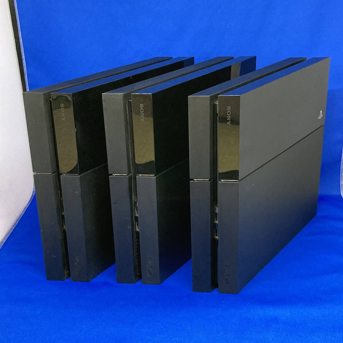 動作品 PS4 3台セット CUH-1000A 500GB ジェット・ブラック プレステ4