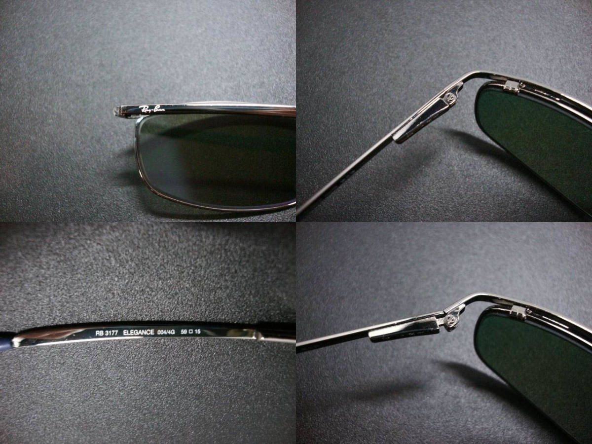  обычная цена 2.3 десять тысяч RayBan Италия производства зеркало солнцезащитные очки RB3117 ELEGANCE spring шарнир silver metallic ru мужчина мужской лиловый / фиолетовый ~ красный Miror линзы 