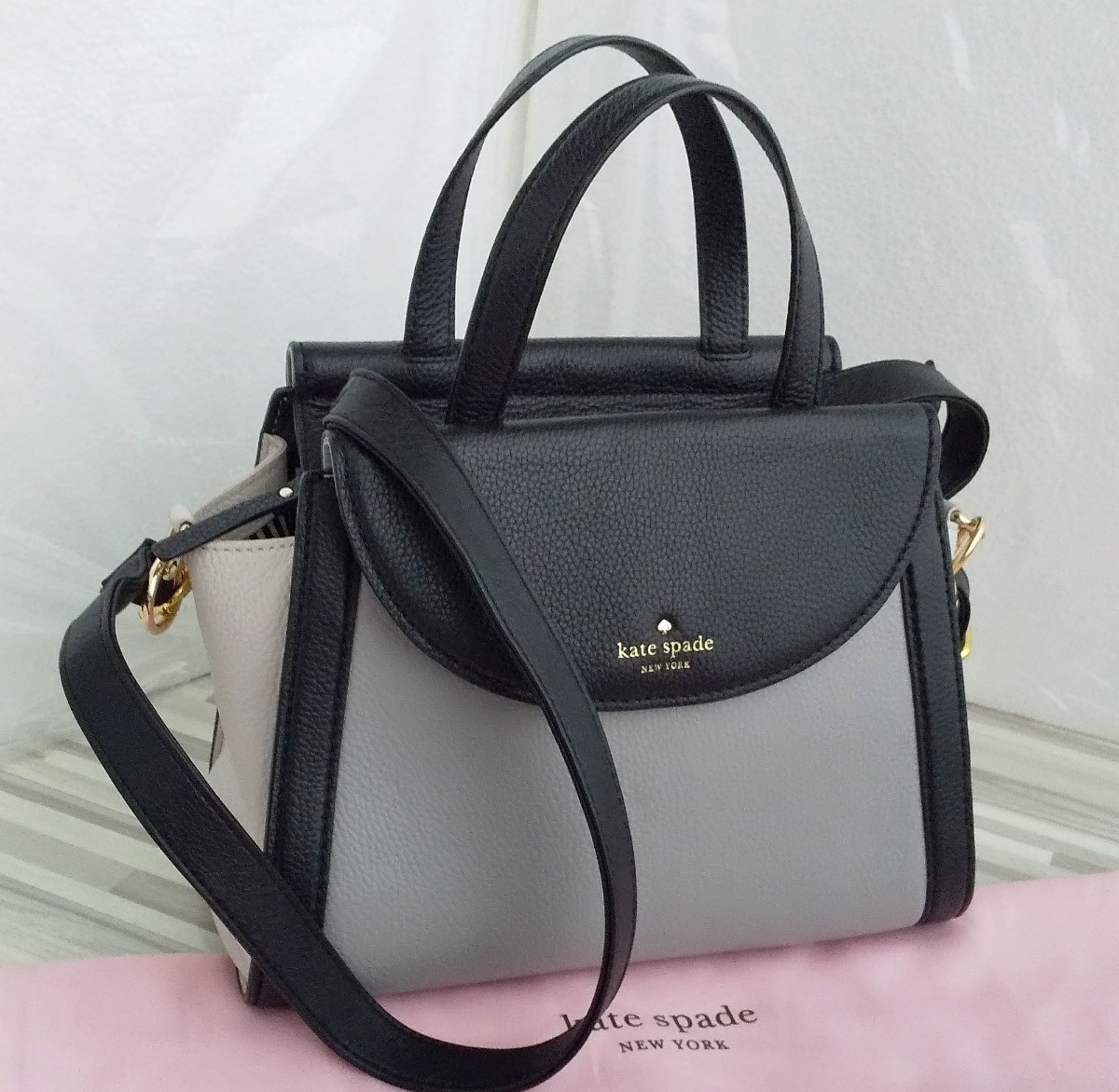 ファッション小物・ストライプストール・ストール・縞模様 kate spade