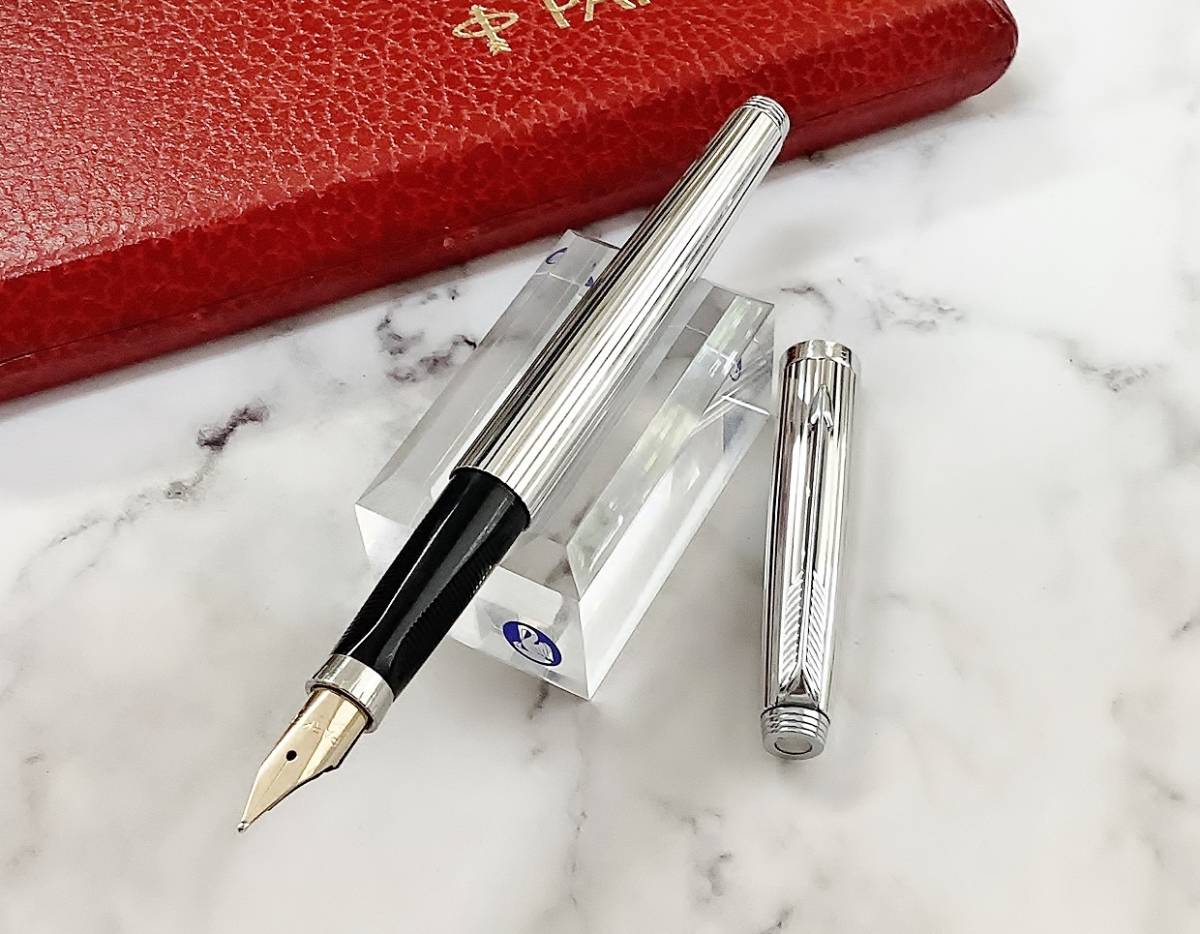 未使用】 廃盤 パーカー75 万年筆 PARKER ペン先14k Mニブ 未使用】 廃盤 パーカー75 万年筆 PARKER ペン先14k Mニブ