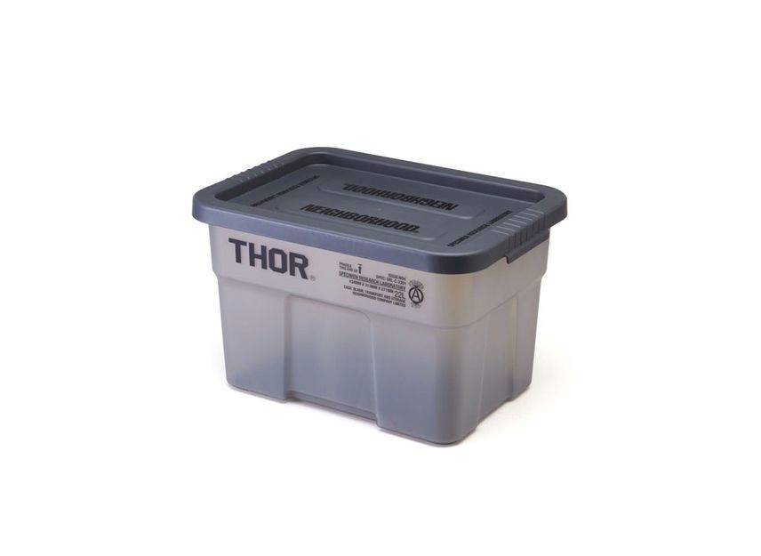 新品 NEIGHBORHOOD SRL THOR 22 / P-TOTES CONTAINER Grey
