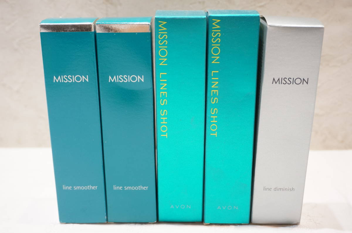 2204A】AVON ミッション MISSION 美容液 3種類 5本セット ラインズ
