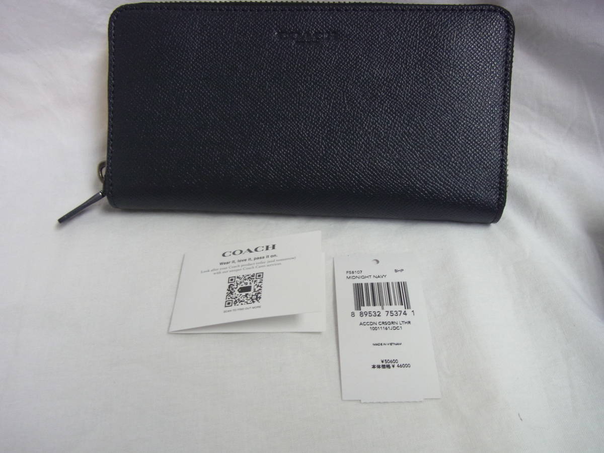 得価高評価 COACH - 新品 ☆ COACH ☆ グレインレザー アコーディオン