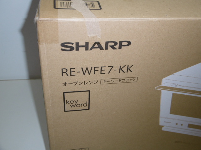 新品 SHARP オーブンレンジ RE-WFE7 シャープ 2019年製 ブラック | www 