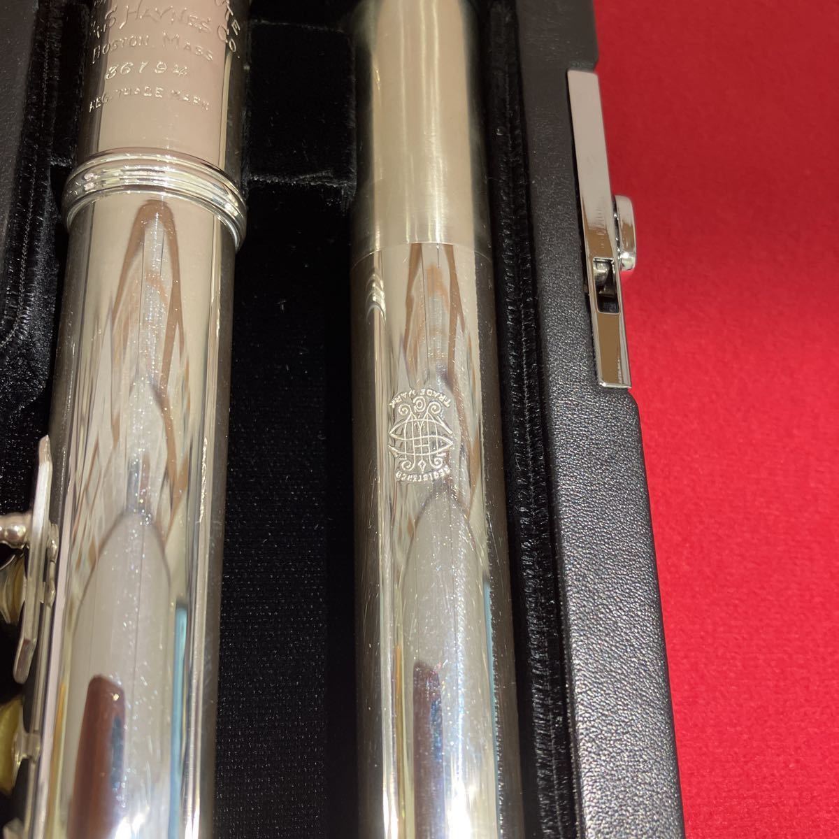 アンティーク Wm.S.Haynes silver ヘインズフルート New専用 アンティーク Wm.S.Haynes silver ヘインズフルート New専用