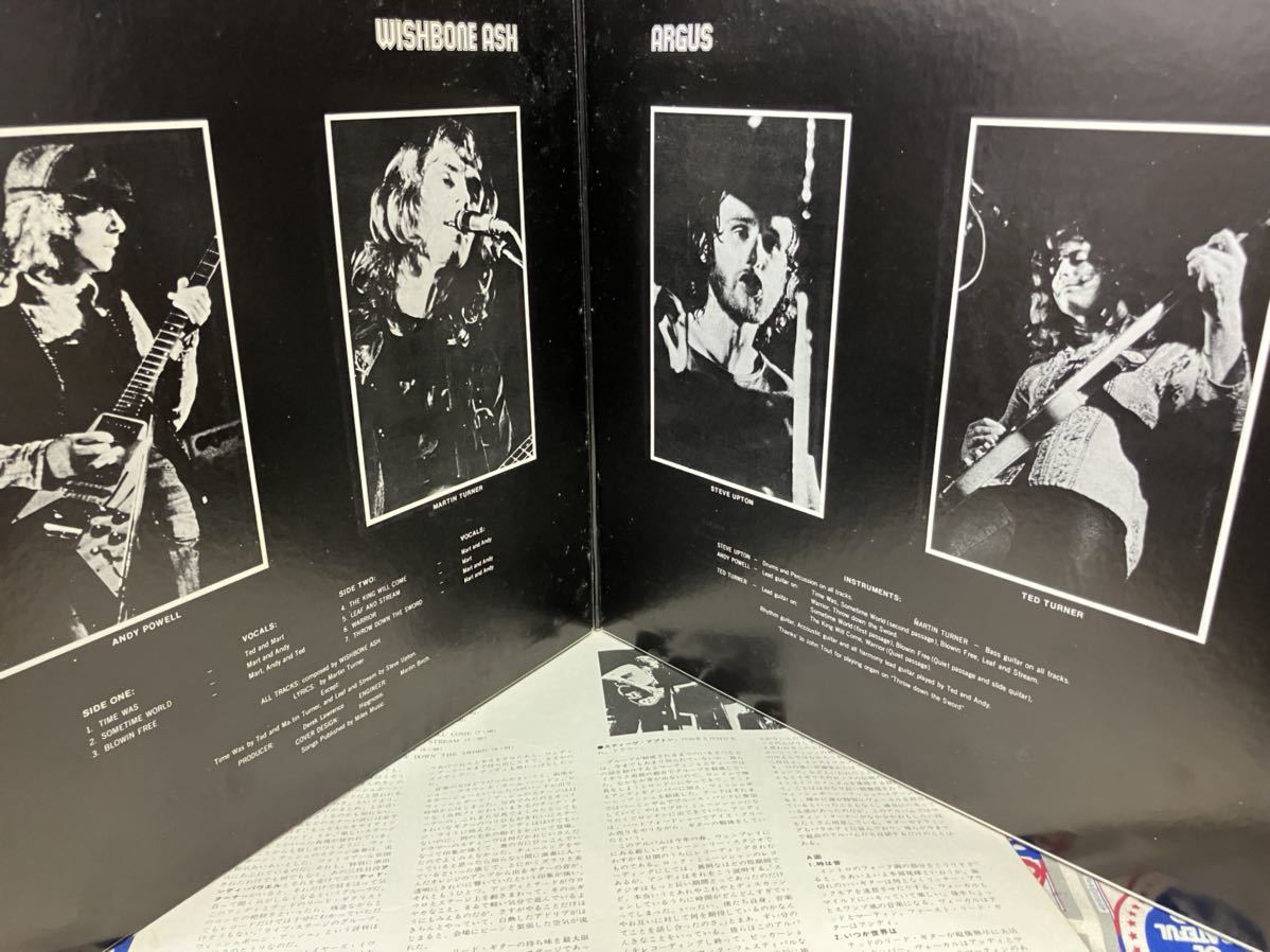 Wishbone Ash★中古LP国内盤「ウィッシュボーン・アッシュ～百眼の巨人アーガス_画像3