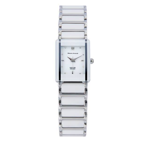 腕時計 レディース セラミックベルト MauroJerardi MJ3081-3 マウロジェラルディ セラミック サファイアガラス 角型 薄型 軽量