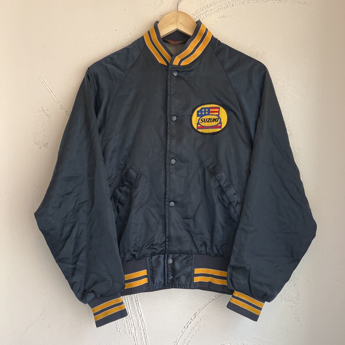 全ての □WEAR GUARD アメリカ製 ナイロン ジャケット サイズS 黒 中古