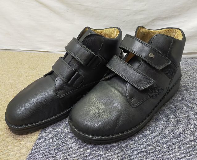 【NY201】FINN COMFORT フィンコンフォート 革靴 96106 39サイズ 24.5cm ハイカット シューズ ブーツの画像2