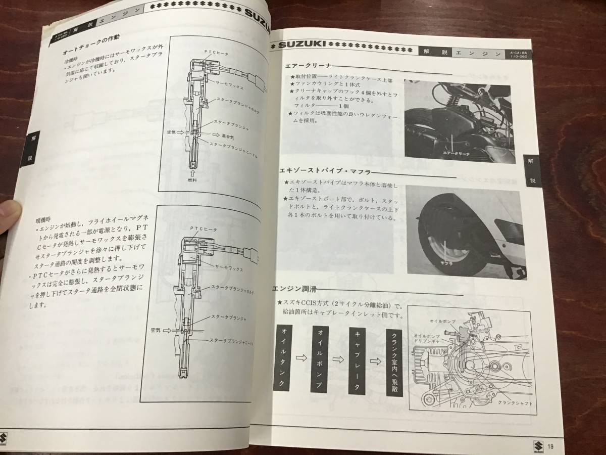 ★SUZUKI★ MODE モード GT サービスガイド A-CA19Aスズキ　_画像7