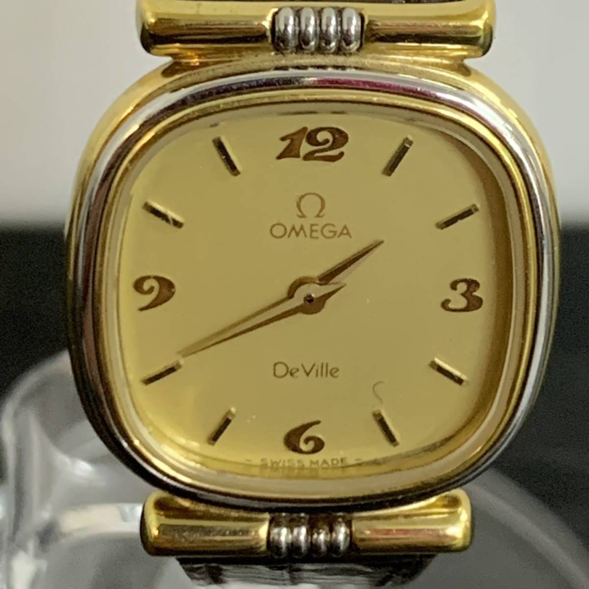 Z139 OMEGA オメガ De Ville デビル クォーツ腕時計 1387 ジャンク品