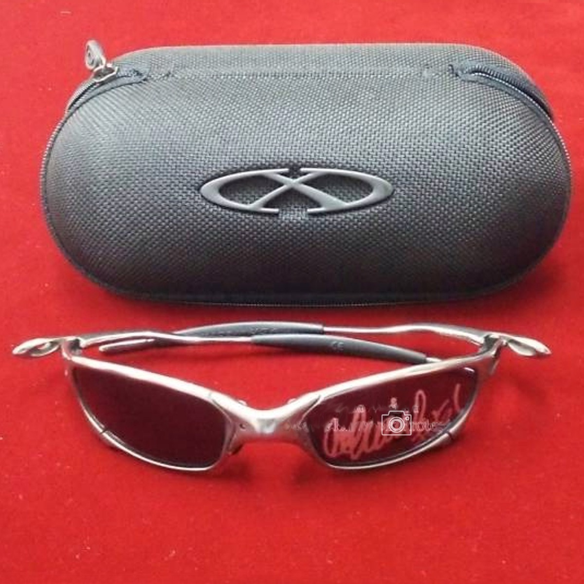 #USED[Auto Sunglasses]ICHIRO actual use Oakley company manufactured Sunglasses Auto * search : Oacley company manufactured sunglasses with autograph large .