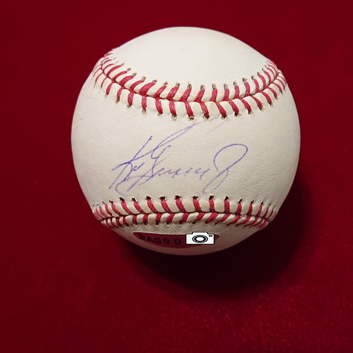 ■直筆サイン入り【UDA社証明書付き直筆サインボール】Ken Griffey Jr. Autographed Inter-league Baseball MLB Official Baseballの画像3