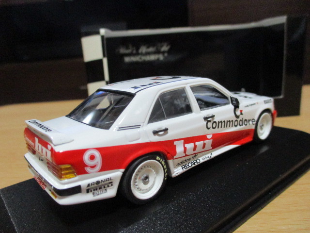 ミニチャンプス　 1/43 「 メルセデス ベンツ190E 2.3-16 DTM 」 #9 1986ｙ ホワイト/レッドライン ・送料 400円　レターパック発送_画像8