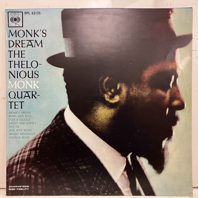 ●即決LP Thelonious Monk / Monk´s Dream j33338 当時のオランダ盤、xlpスタンパー仕様 セロニアス・モンク