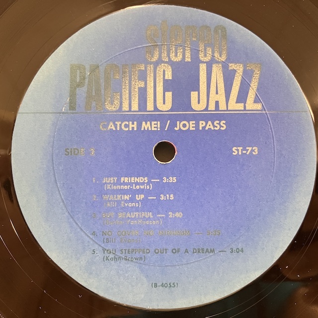 ●即決LP Joe Pass / Catch Me j33421 米オリジナル Stereo 赤盤 ジョー・パス_画像2