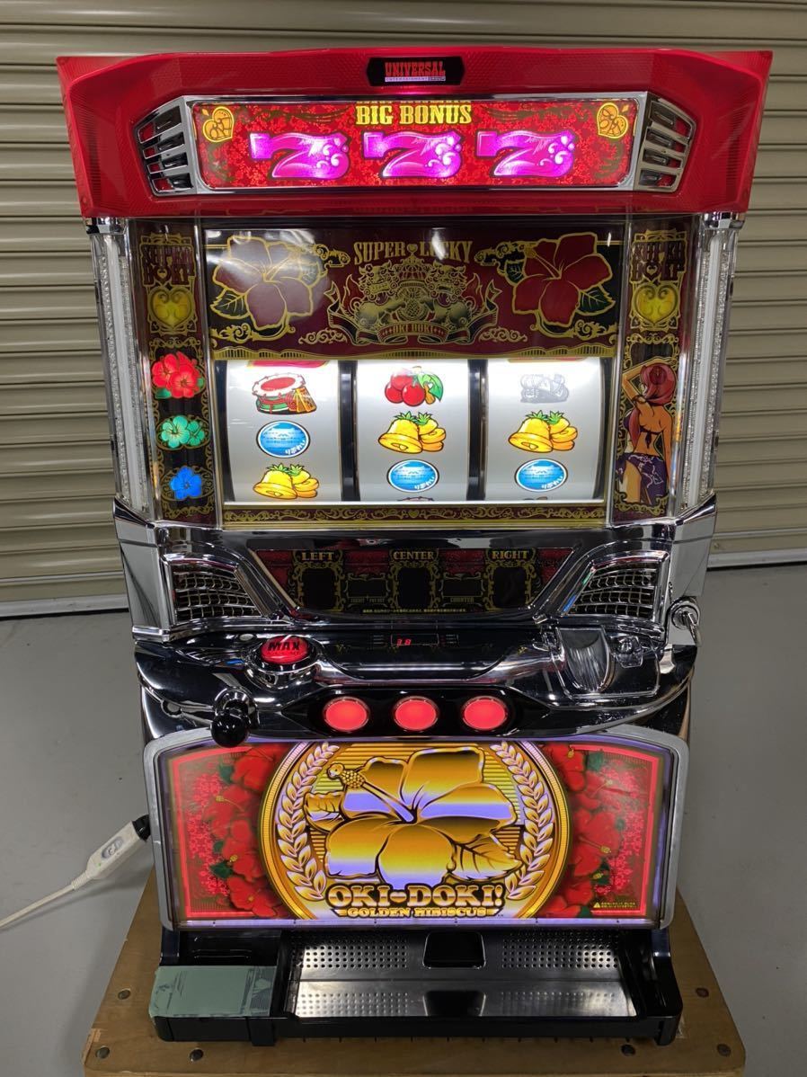 沖ドキ 5号機 アクロス スロット 実機 / パチスロ実機 / コイン不要