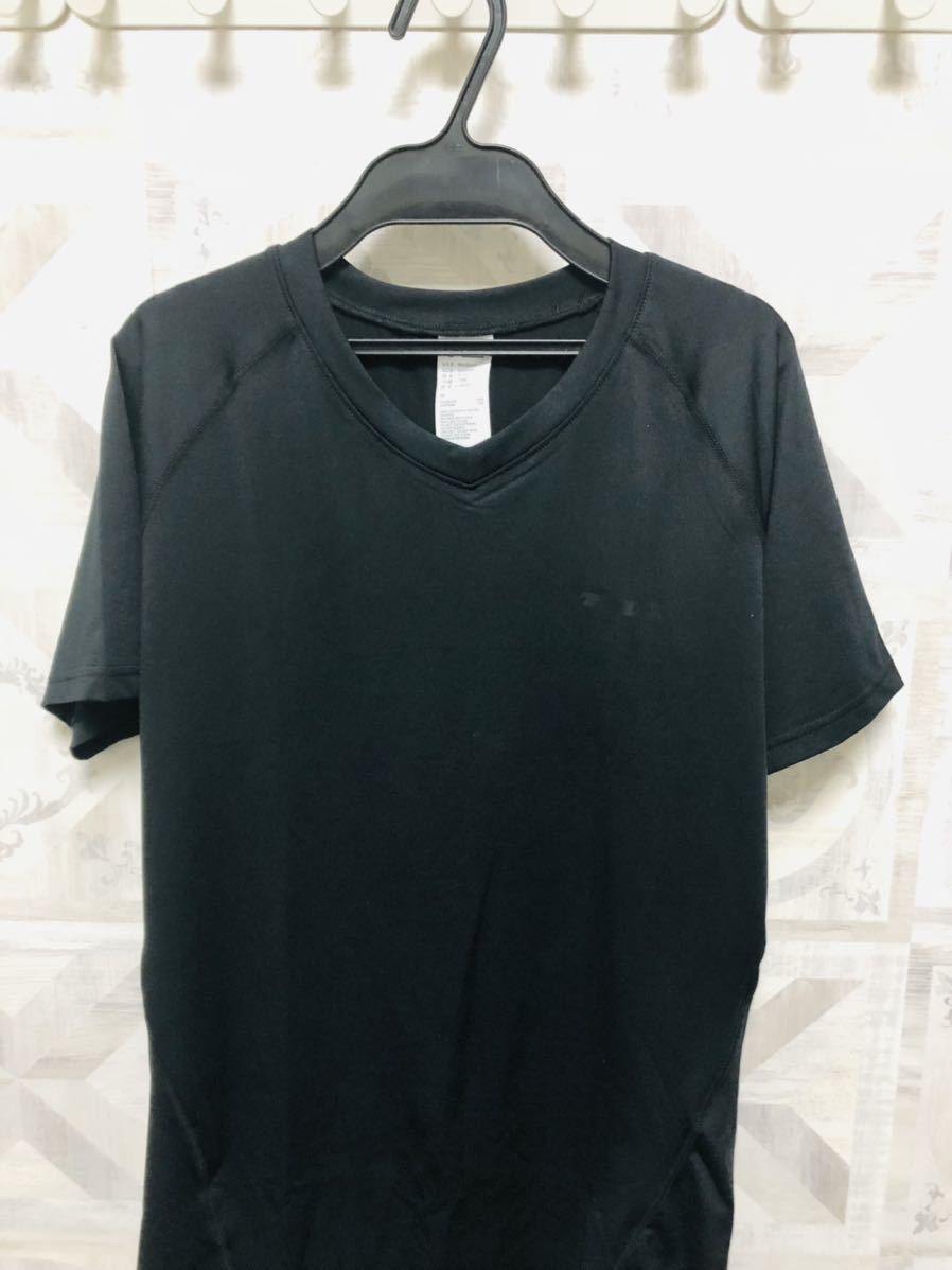 TESLA テスラ　メンズ　スポーツシャツ　コンプレッション ウェア　Lサイズ　ブラック