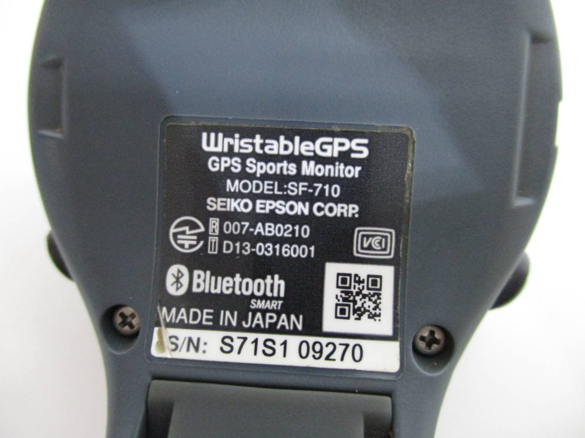 * Epson EPSON GPS часы WristableGPS SF-710 спорт часы бег 622A21 @60 *