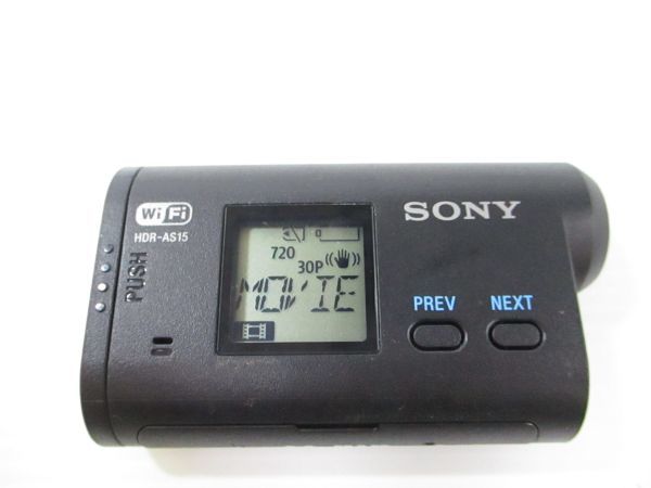 □動作品 ソニー SONY ビデオカメラ アクションカム 光学1倍 HDR-AS15 ウォータープルーフケース付 B @60 □_画像7