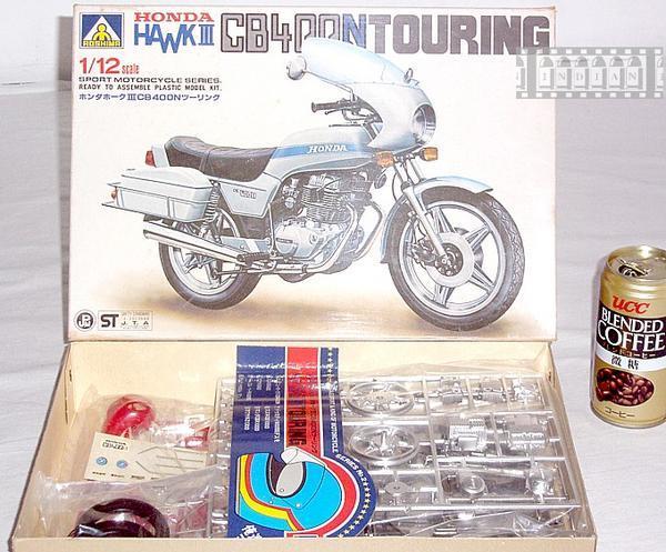 *4 out of print Aoshima 1/12[ Honda Hawk Ⅲ*CB400N touring ]