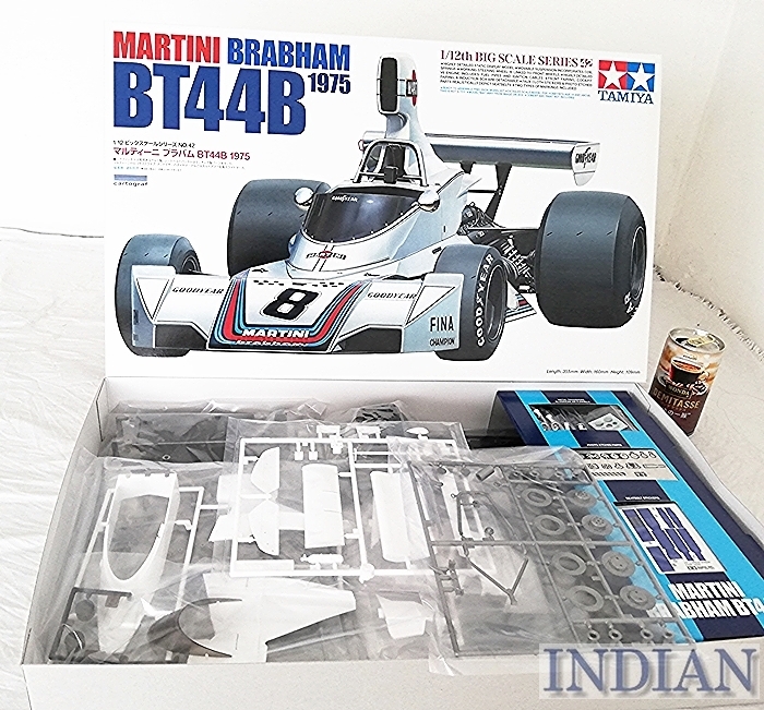 Tamiya Big Scale No.42 Martini Brabham BT44B 1/12 1975 with etched