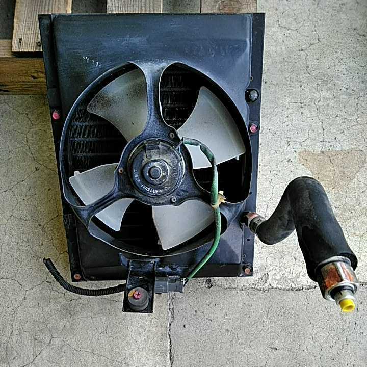 ホンダ ビート PP1 前期 エアコン コンデンサー 電動ファン付 ホンダ ビート PP1 前期 エアコン コンデンサー 電動ファン付
