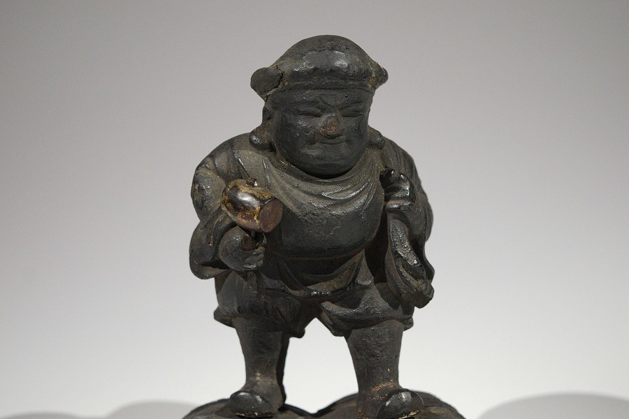 江戸時代 走り大黒 仏像 宝船 Yahoo!オークション - 木彫 走り大黒天 立像 (江戸時代)