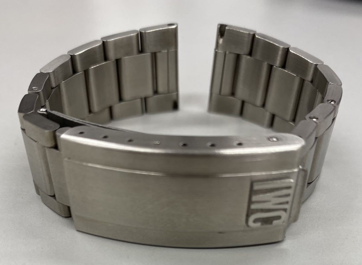 1円〜◎正規良品◎【IWC】純正ベルト ブレス 20mm用 シルバーカラー