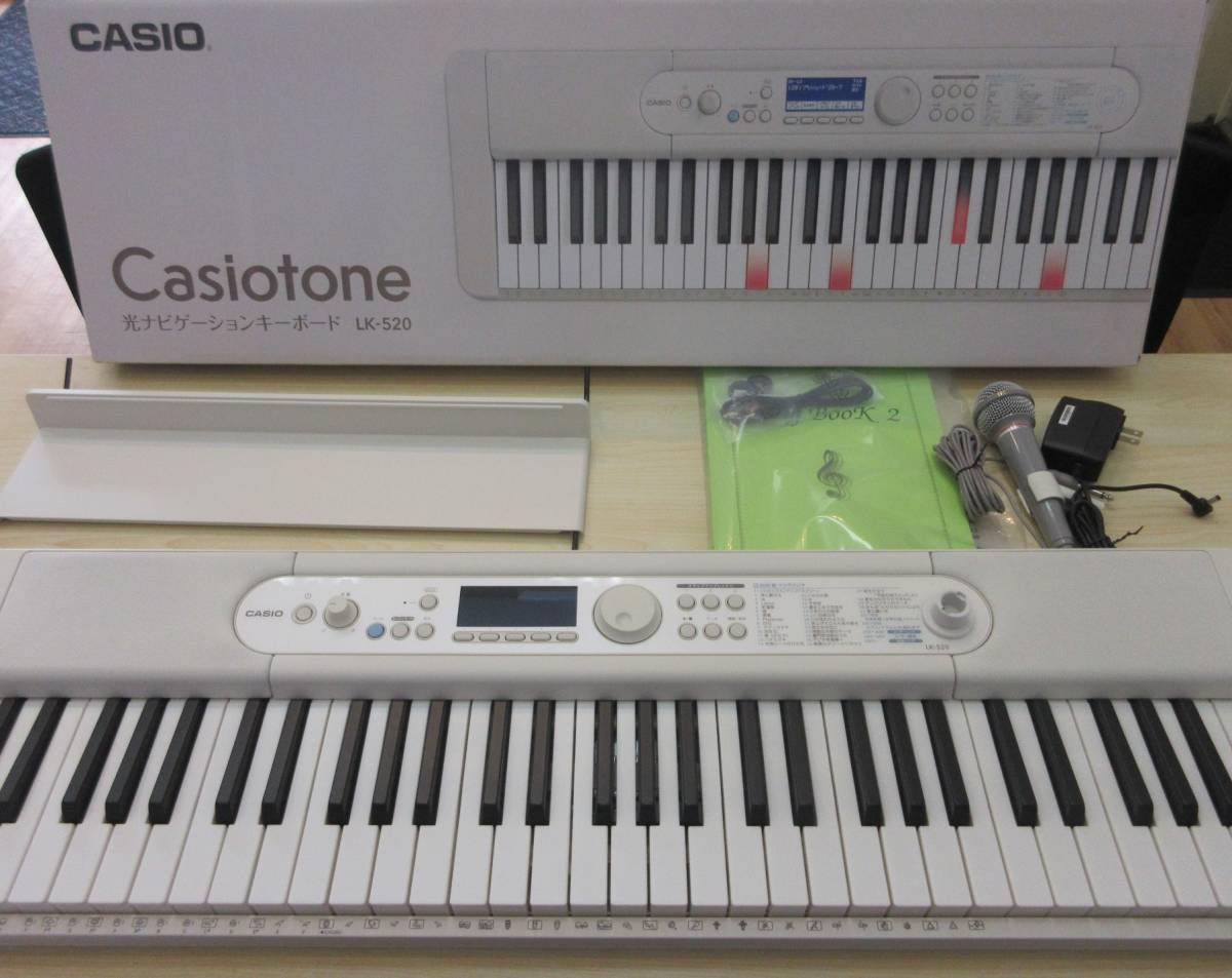 15617 CASIO カシオ 光ナビゲーションキーボード LK-520 Casiotone