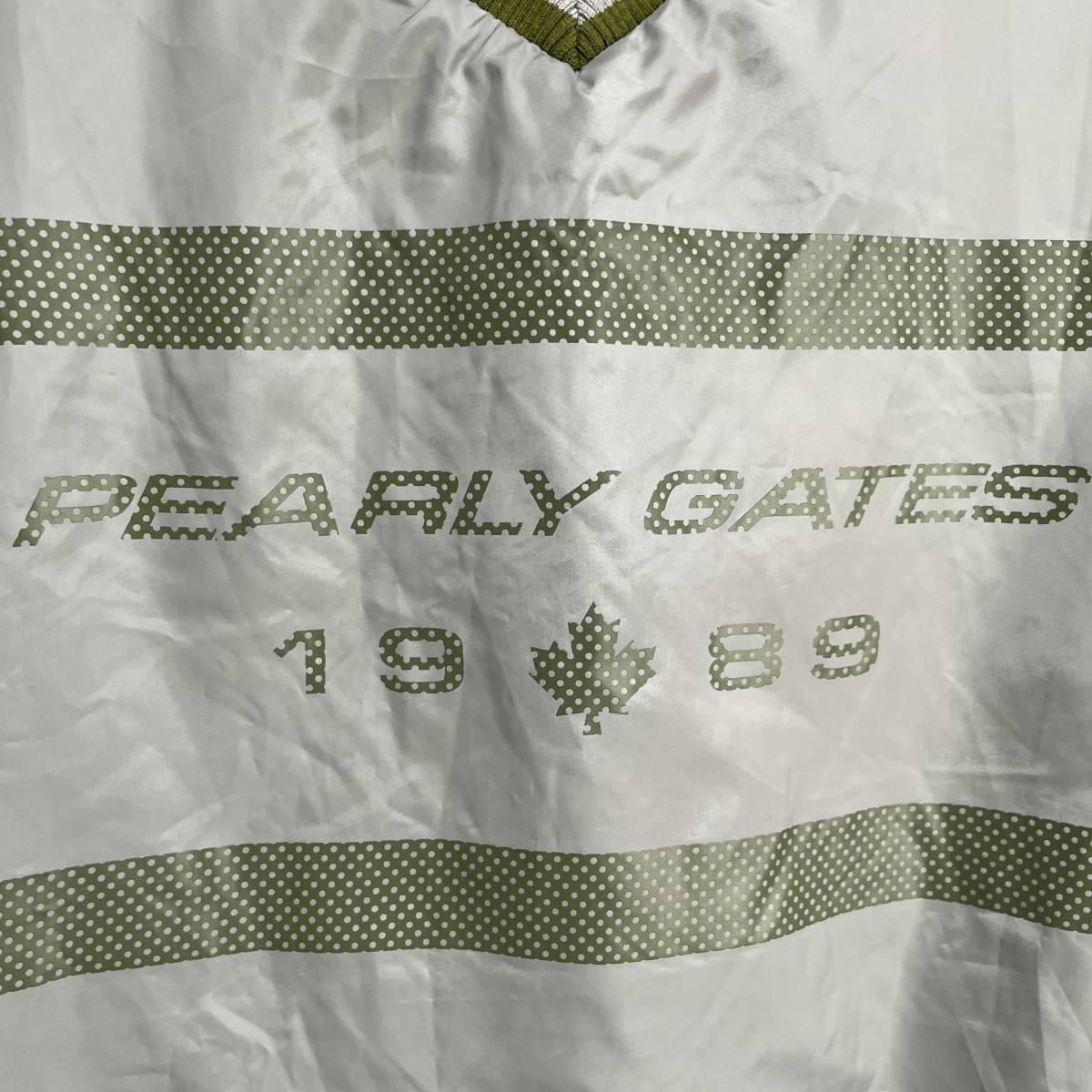 ☆送料無料☆PEARLY GATES☆パーリーゲイツ☆内フリースナイロンベスト☆グレー☆マッチャカラー☆４☆F22_画像3