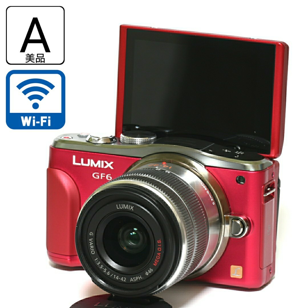 毎日続々入荷 ❤️可愛いホワイト❤️WI-Fi 自撮り❤️LUMIX GF6