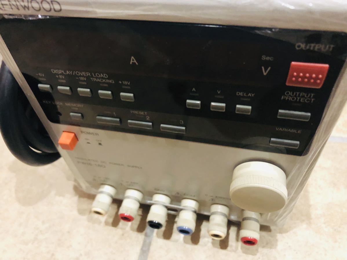 KENWOOD 多出力直流安定化電源 PW18-1.8Q 動作品 KENWOOD 多出力直流安定化電源 PW18-1.8Q 動作品