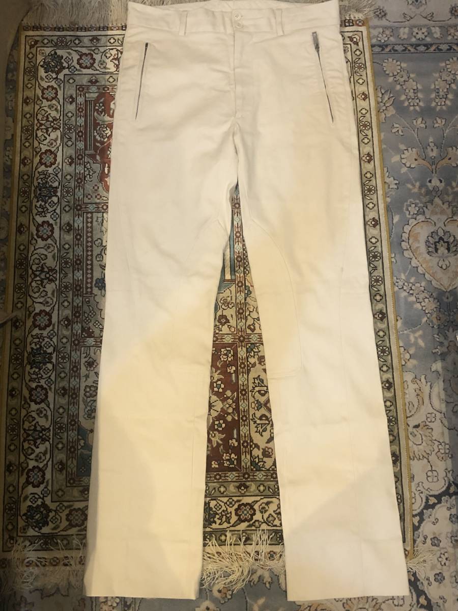◆美品 LOUIS VUITTON(ルイヴィトン)◆コットンパンツ 46 ホワイト 上品 優雅 デニム チノパン エルメス ロエベ トムフォード グッチ 5