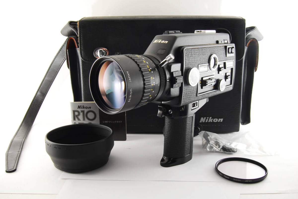 ☆革ケース付☆Nikon ニコン R10 SUPER 8mm ムービー フィルムカメラ
