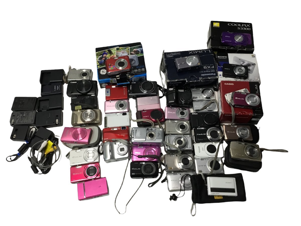 ☆デジカメ カメラ 39台 NIKON/CASIO/CANON/SONY その他 まとめ売り