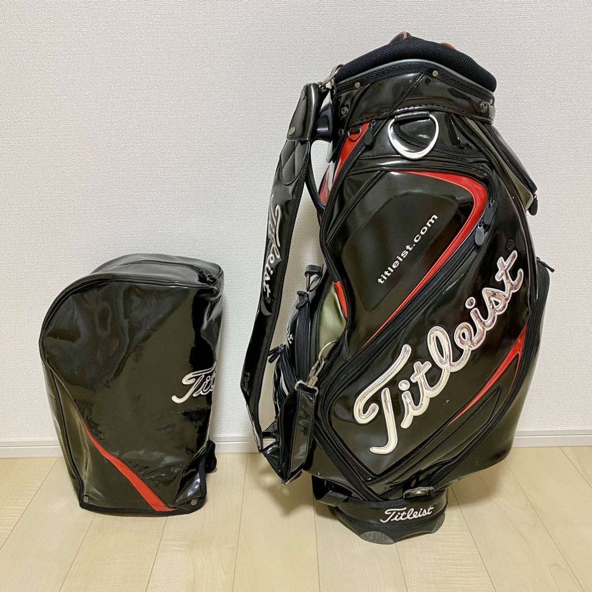 スノーブルー 【限定品】タイトリスト Titleist エナメルゴールド 3点