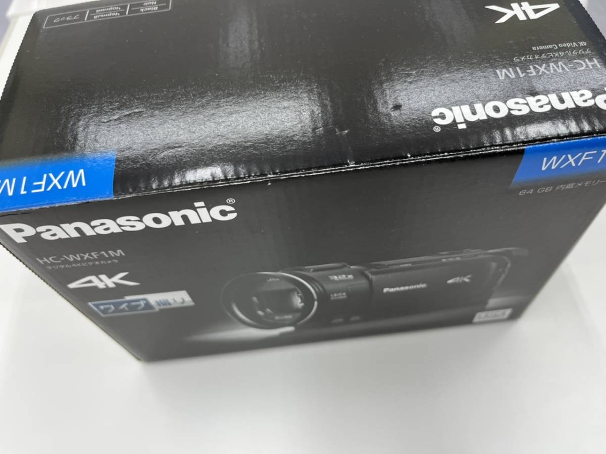 送料無料☆美展示品 パナソニック 4K ビデオカメラ WXF1M 64GB ワイプ