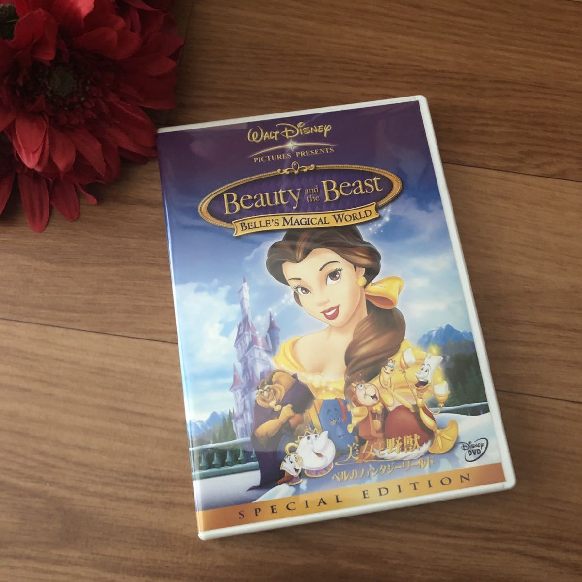 DVD Disney ディズニー 美女と野獣 ベルのファンタジーワールド_画像1