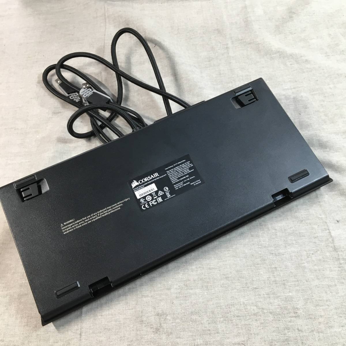 現状品　Corsair K65 RAPIDFIRE CherryMX Speed RGB COMPACT-日本語 ゲーミングキーボード- KB356 CH-9110014-JP_画像6